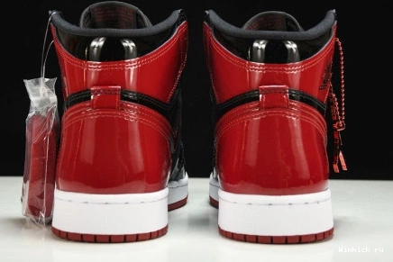 AIR HIGH OG 1 JORDAN “BRED PATENT” 0827